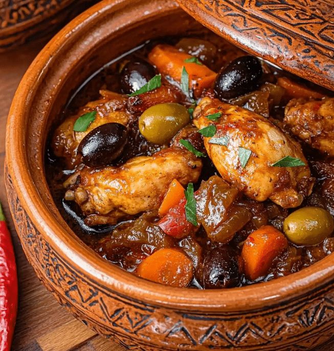 Tajine de Poulet aux Épices : La Recette Marocaine Parfumée, Réconfortante et Facile ! 92d2782942674f3f281348f1a18513cf