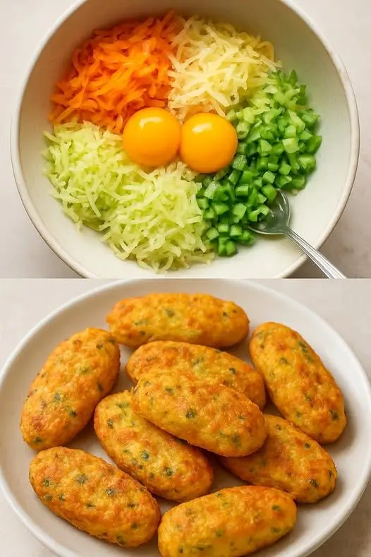 Croquetas Saludables de Verduras Sin Freír