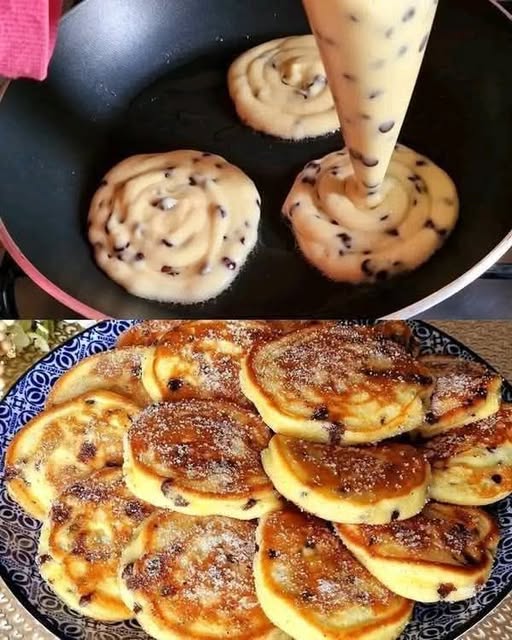 Pancakes au yaourt et chocolat : une recette rapide et délicieuse ! 657726652_930714562925746_2101445439111129406_n